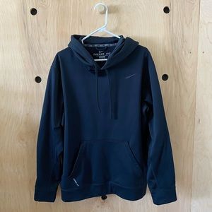 Large Navy Blue Nike Therma Hoodie